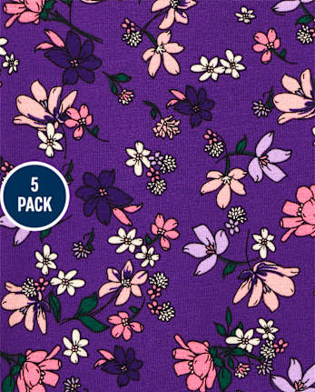 Girls Print Leggings 5-Pack