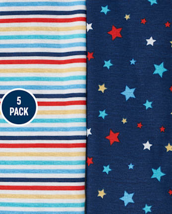 Baby Boys Space Bodysuit 5-Pack