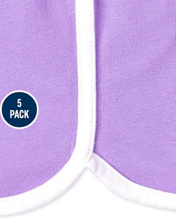 Girls Dolphin Shorts 5-Pack