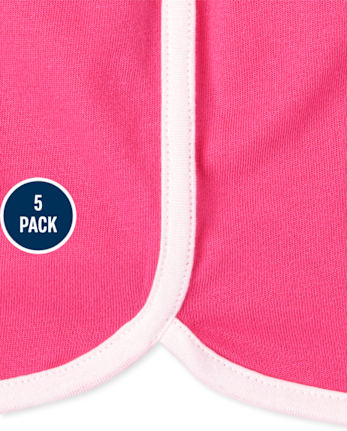 Girls Dolphin Shorts 5-Pack