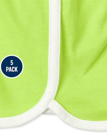Girls Dolphin Shorts 5-Pack