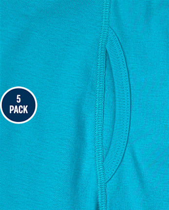 Boys Shark Boxer Brief Underwear 5-Pack