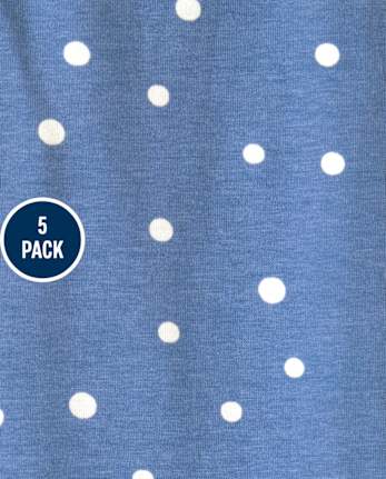 Girls Print Leggings 5-Pack