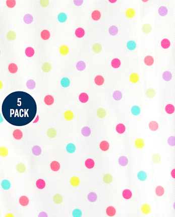 Girls Print Leggings 5-Pack