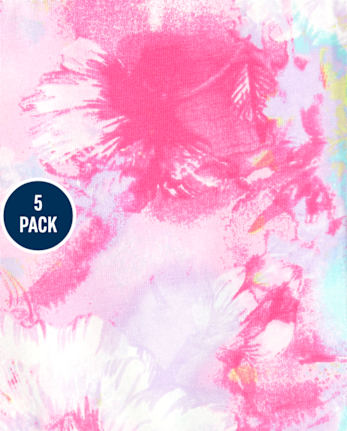 Girls Print Leggings 5-Pack
