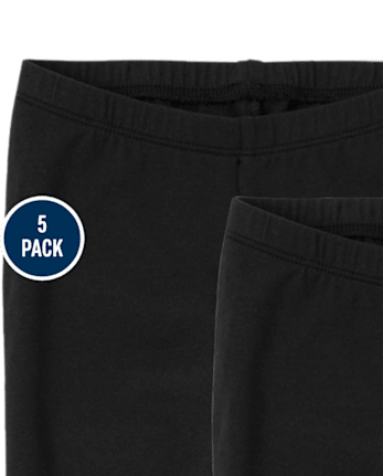 Girls Leggings 5-Pack - Plus
