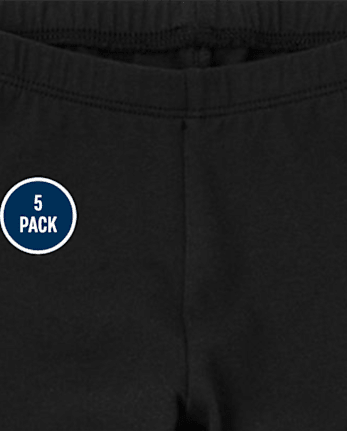 Girls Leggings 5-Pack - Plus