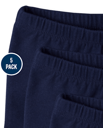 Girls Cartwheel Shorts 5-Pack - Plus