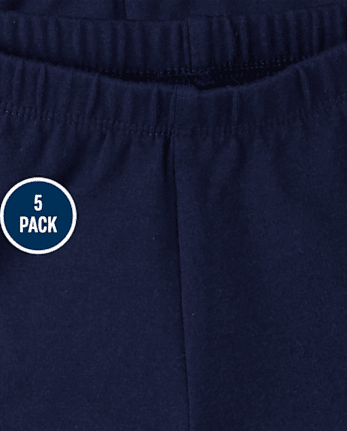 Girls Cartwheel Shorts 5-Pack - Plus