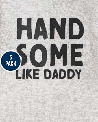 Baby Boys Striped Bodysuit 5-Pack