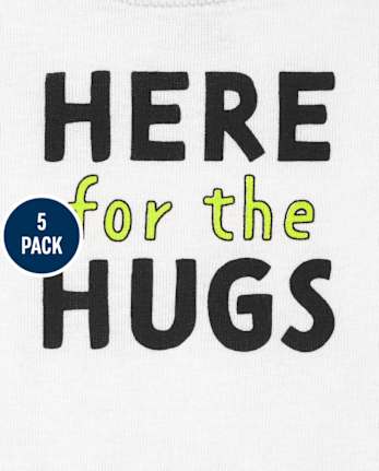 Baby Boys Striped Bodysuit 5-Pack