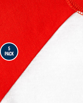 Baby Boys Striped Bodysuit 5-Pack