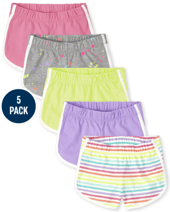 5-pack cotton boxer briefs - Light pink/Barbie - Kids