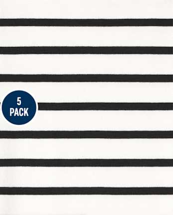 Girls Print Capri Leggings 5-Pack