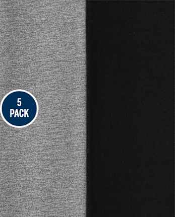 Girls Print Capri Leggings 5-Pack