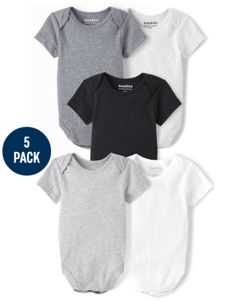 Unisex Baby Bodysuit 5-Pack
