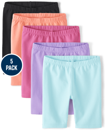 Pack de 5 shorts ciclistas para niñas