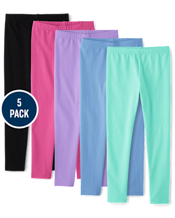 Girls Leggings 5-Pack