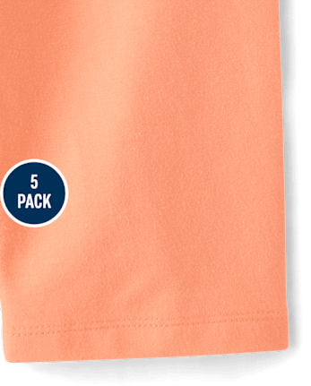 Girls Bike Shorts 5-Pack