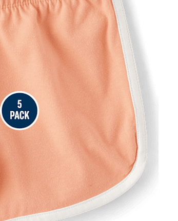 Lot de 5 shorts dauphins pour filles