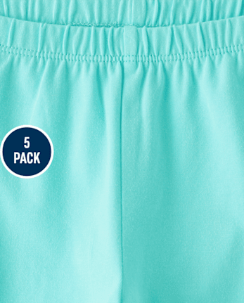 Lot de 5 shorts de cyclisme pour filles