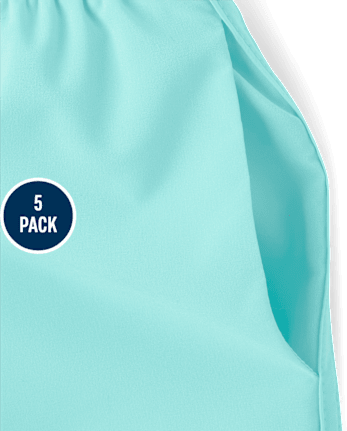 Lot de 5 shorts doublés à séchage rapide Fille