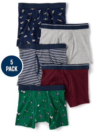 Boys Gamer Boxer Brief Underwear 5-Pack