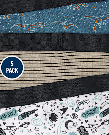 Lot de 5 boxers Dino pour garçon