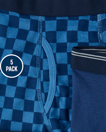 Boys Skateboard Boxer Brief Underwear 5-Pack