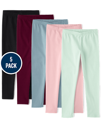 Girls Leggings 5-Pack