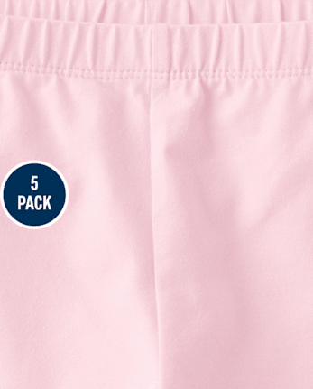 Girls Bike Shorts 5-Pack