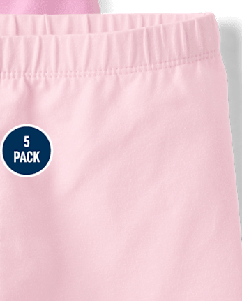 Girls Bike Shorts 5-Pack