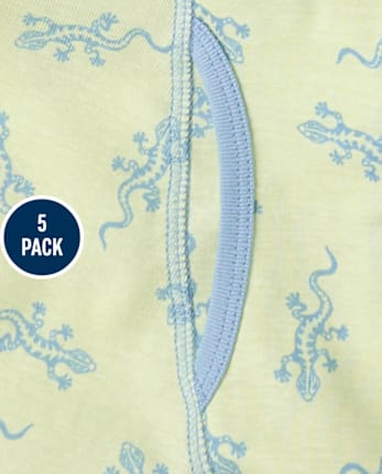 Boys Shark Boxer Brief Underwear 5-Pack