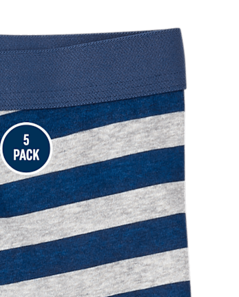 Boys Sports Boxer Brief Underwear 5-Pack