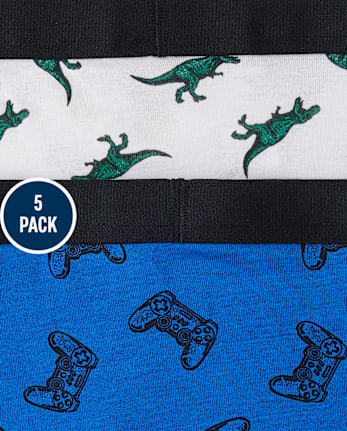 Lot de 5 boxers pour garçons gamers