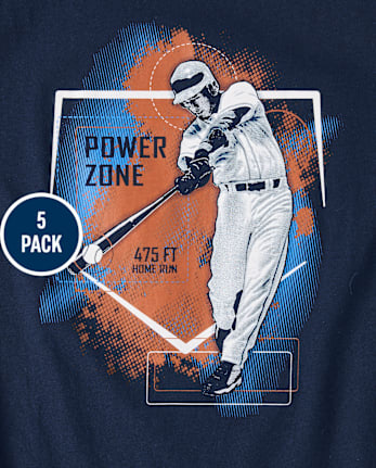 Boys Sports Graphic Tee 5-Pack