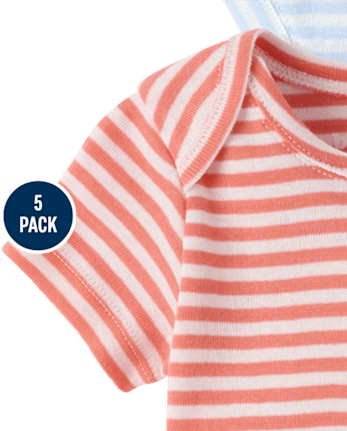 Baby Boys Snacks Bodysuit 5-Pack