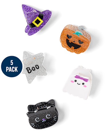 Girls Halloween Claw Clip 5-Pack