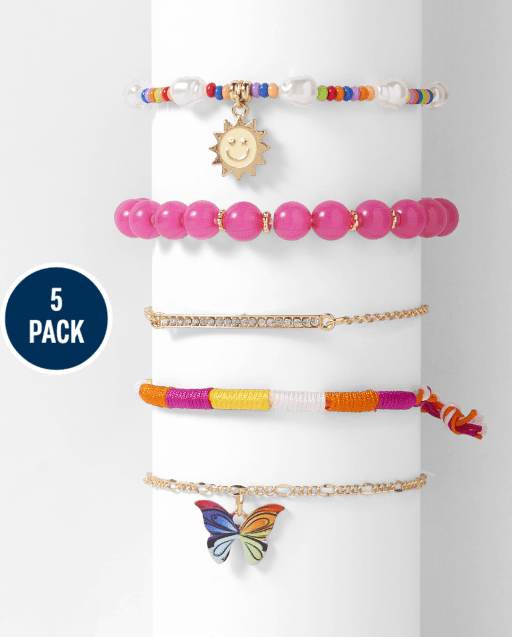 Girls Stack Bracelet 5-Pack