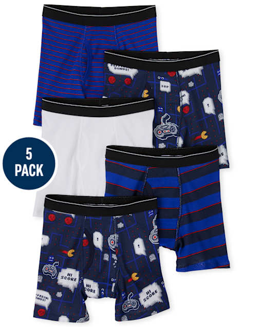 Boys Video Game Boxer Brief Underwear 5-Pack