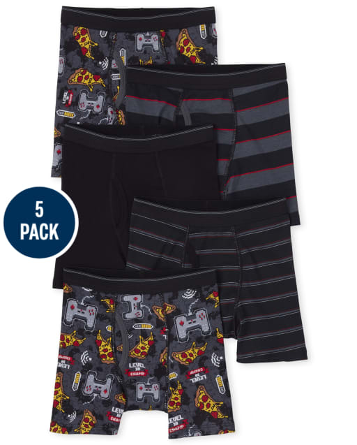 Boys Food Boxer Brief Underwear 5-Pack