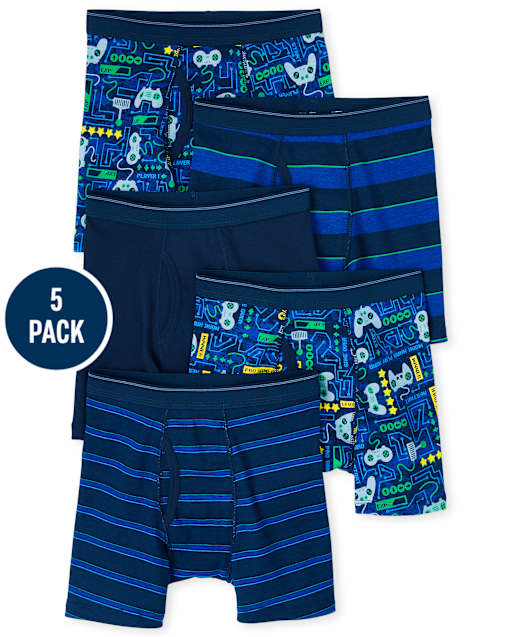 Boys Video Game Boxer Brief Underwear 5-Pack