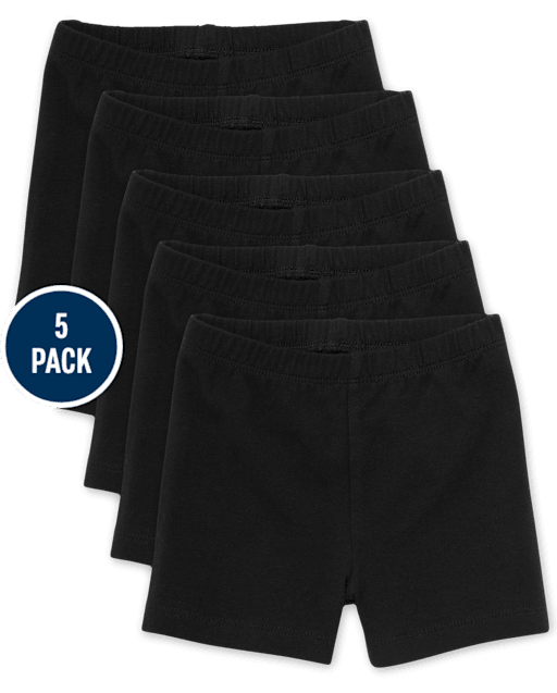 Toddler Girls Cartwheel Shorts 5-Pack