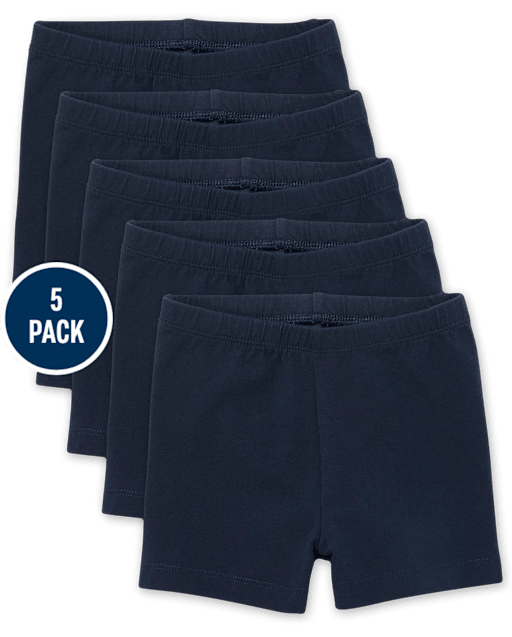 Toddler Girls Cartwheel Shorts 5-Pack
