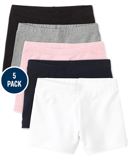 Girls Cartwheel Shorts 5-Pack