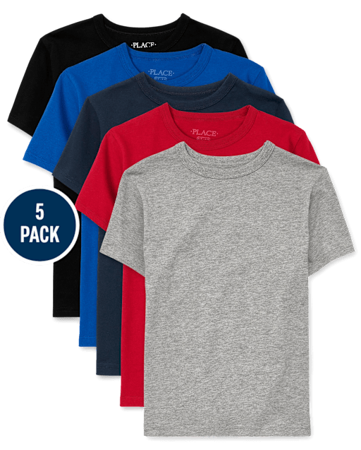 Boys Tee Shirt 5-Pack