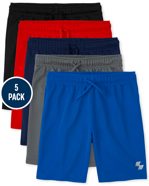 Boys Basketball Shorts 5-Pack