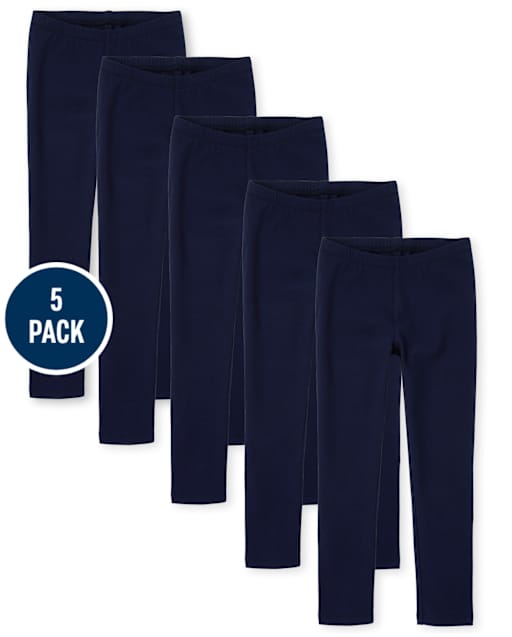 Girls Leggings 5-Pack - Plus