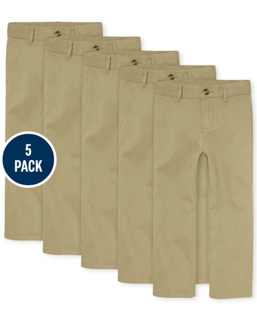 Buy Boys School Uniform Navy Blue Full Pant Fix Belt 42L x 36W at  Amazonin