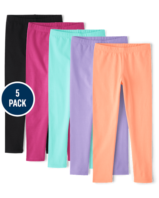 Girls Leggings 5-Pack